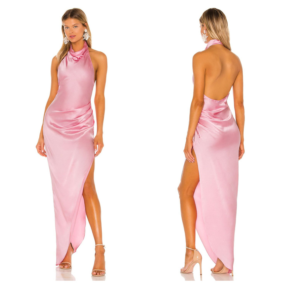 Amanda Uprichard Samba Gown in Flamingo Size Large